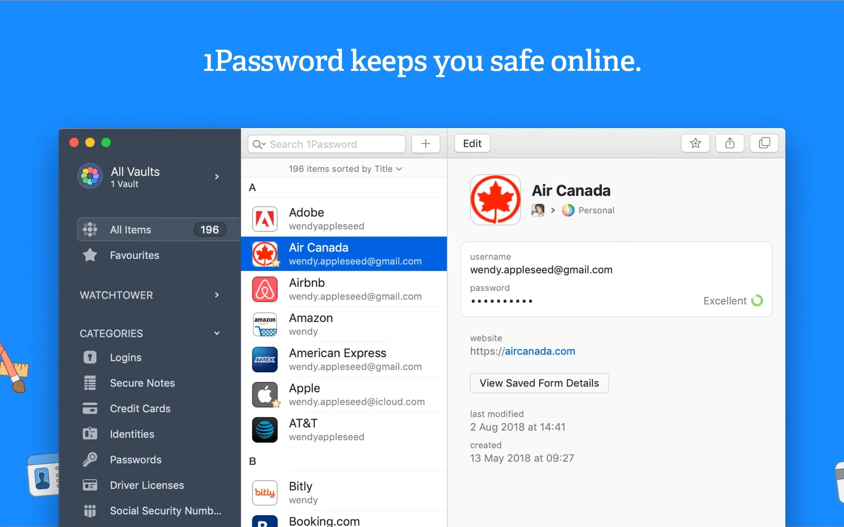 1 1password download for mac: app overview