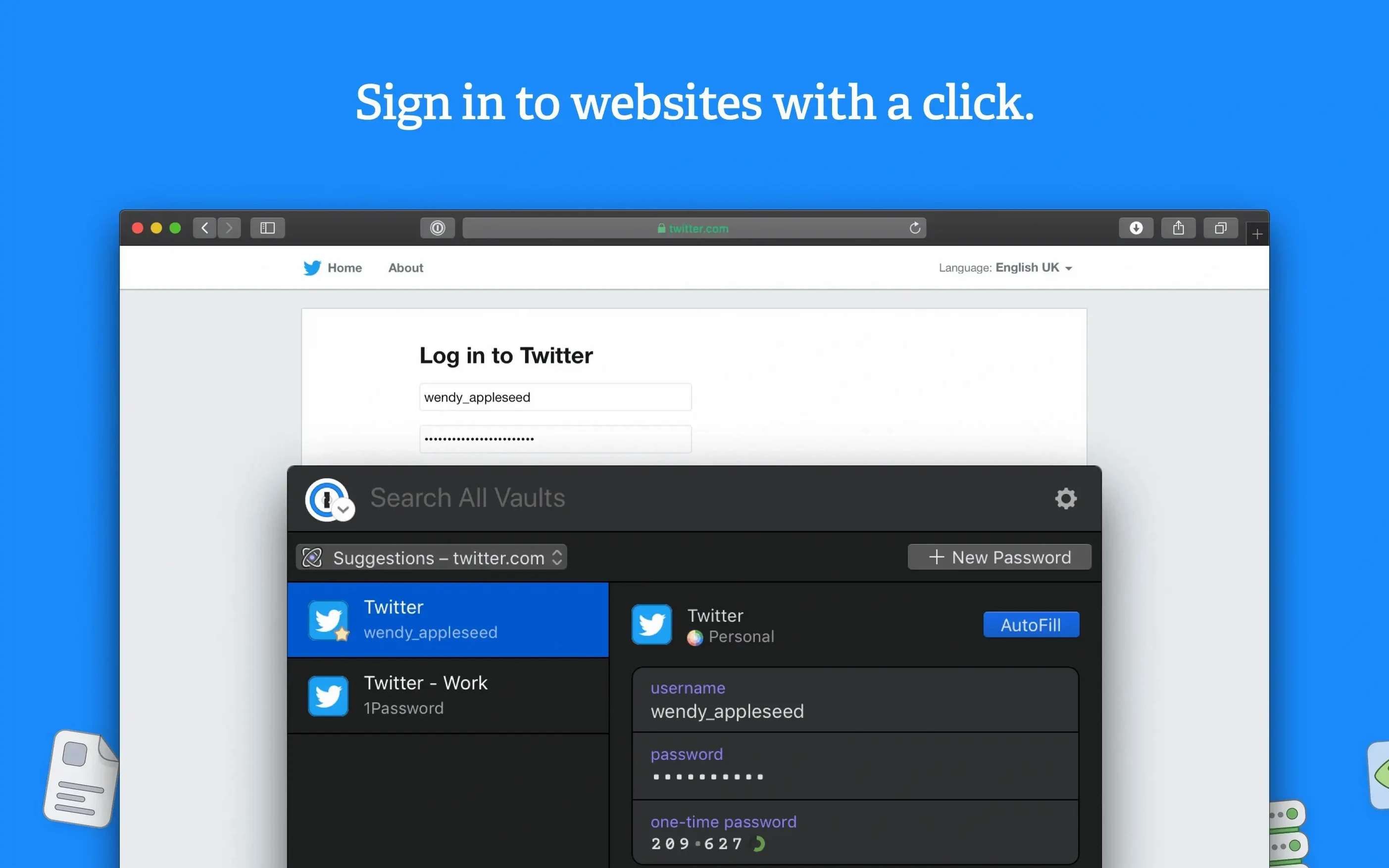 1Password macOS window 3