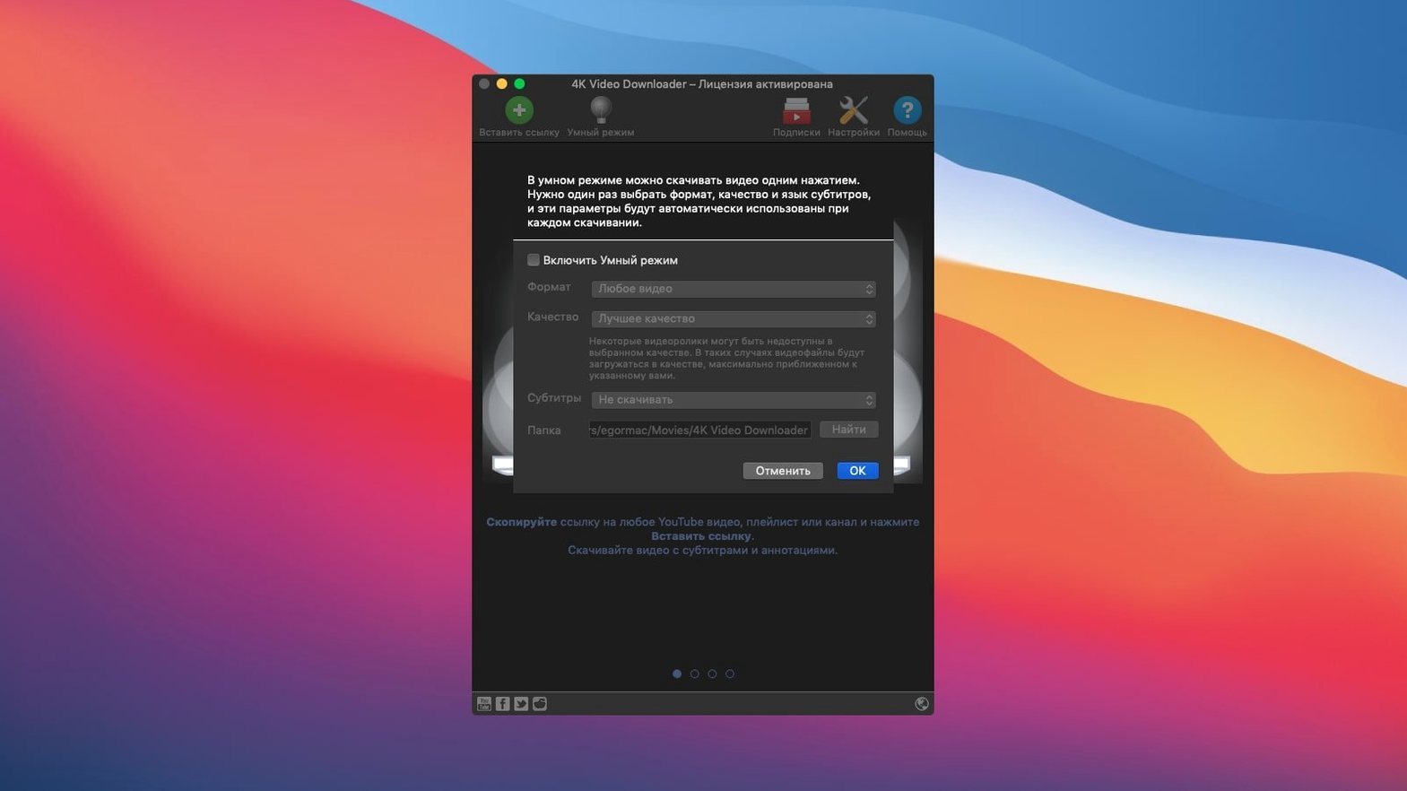 4K Video Downloader app screen 2