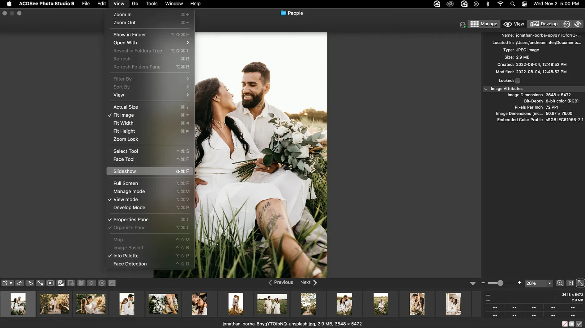 ACDSee Photo Studio — example 6 ACDSee Photo Studio macOS window 6