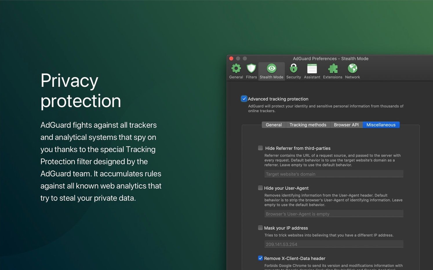Adguard app screen 4
