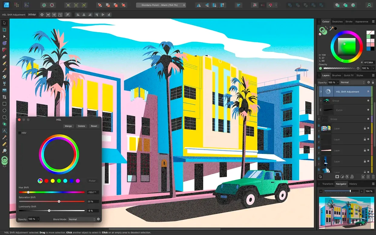 Affinity Designer app screen 3