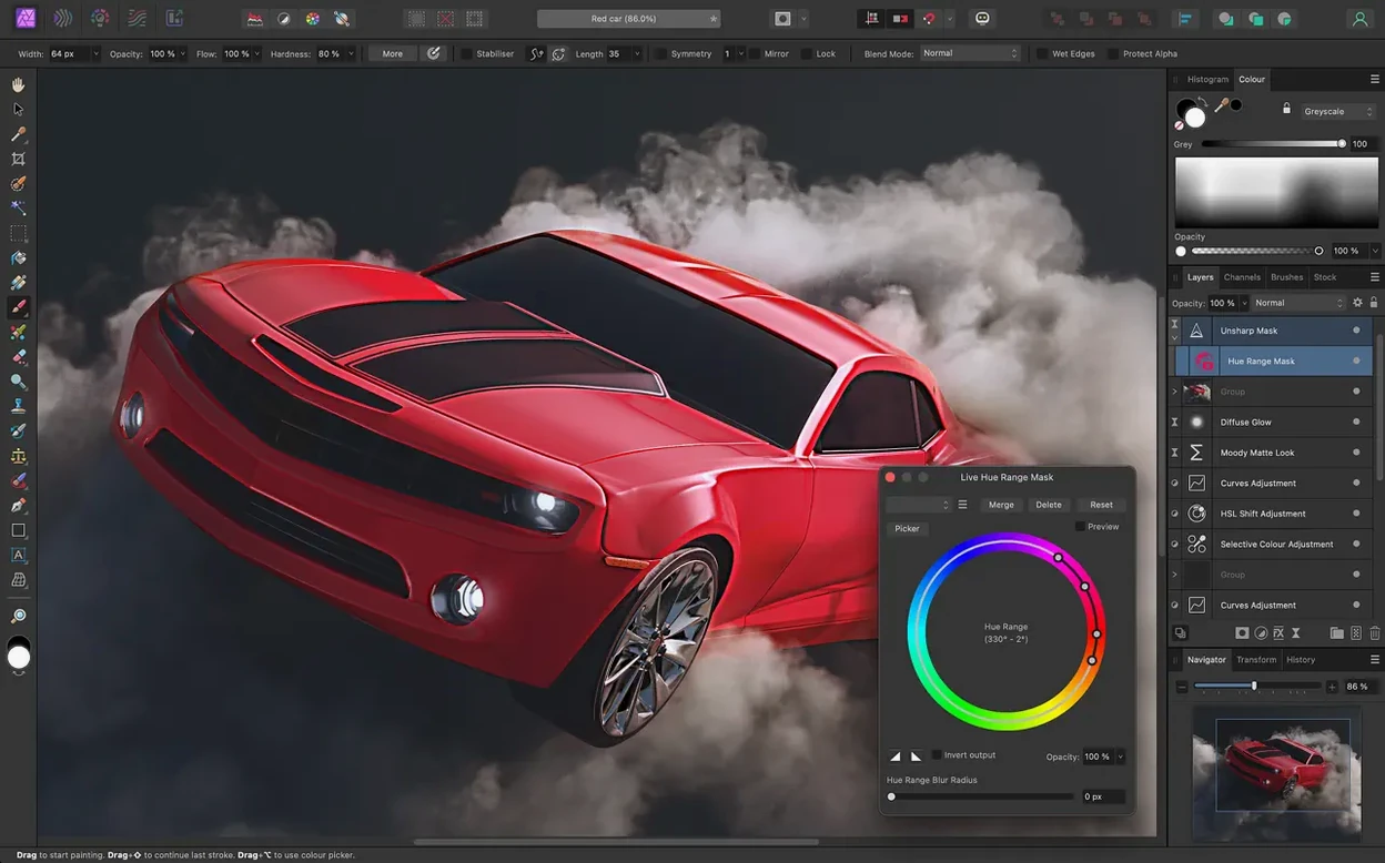 Affinity Photo — example 1 affinity photo 2 download mac: the interface