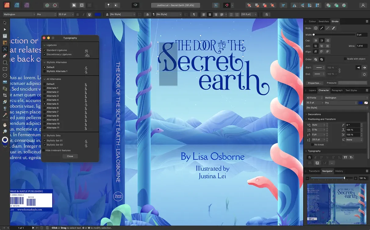 Affinity Publisher — example 4 Affinity Publisher macOS window 4