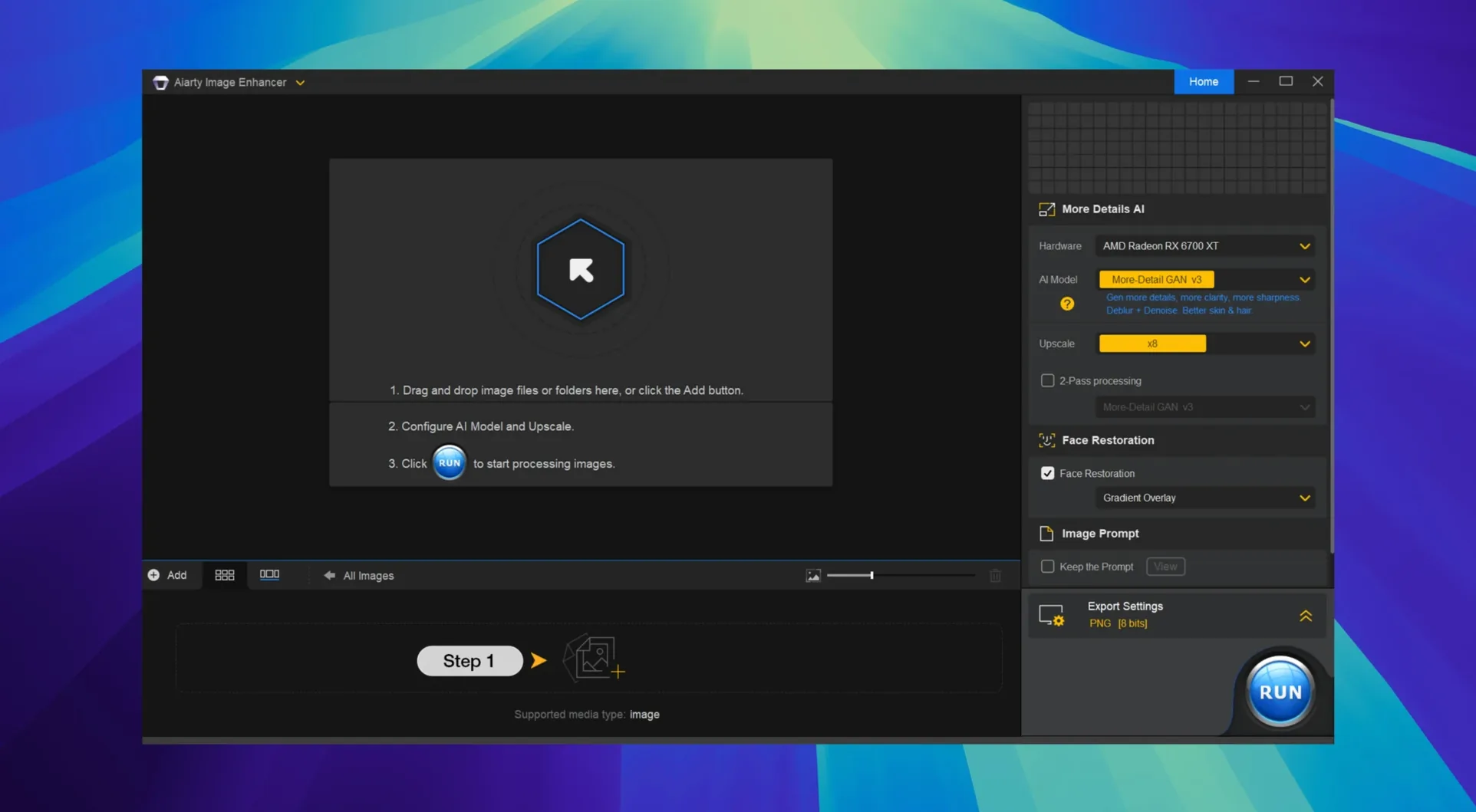 Aiarty Image Enhancer walkthrough 1 4k video enhancer: the interface