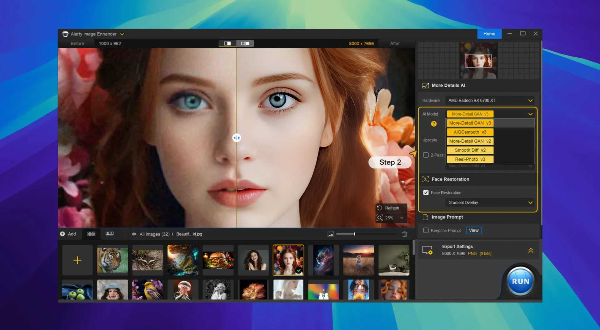 Aiarty Image Enhancer walkthrough 2 Aiarty Image Enhancer app screen 2