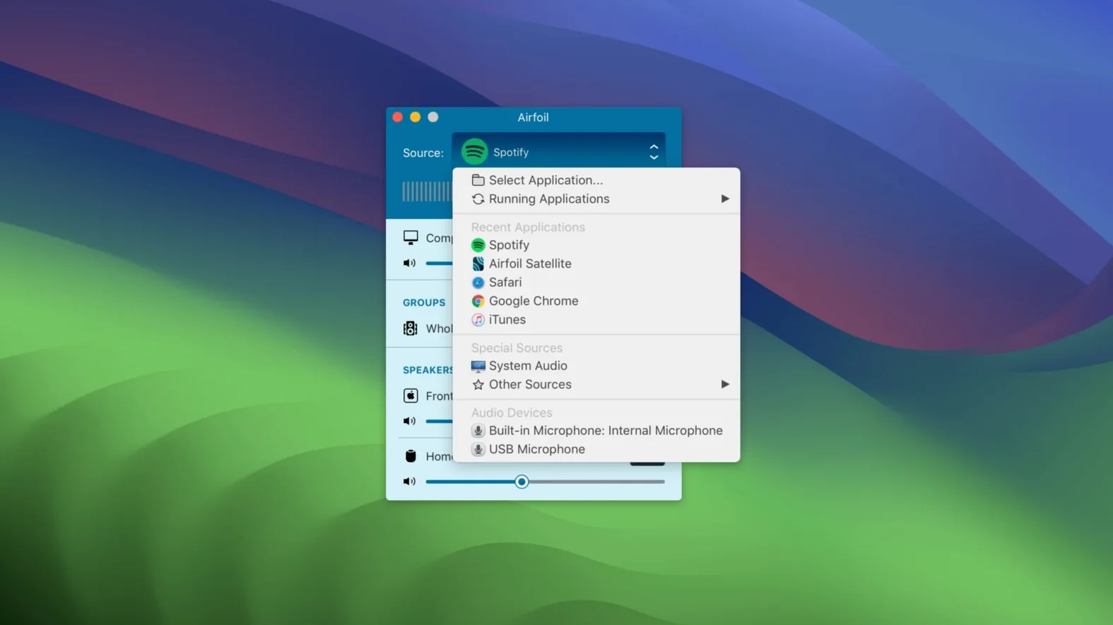 Airfoil walkthrough 2 Airfoil app screen 2