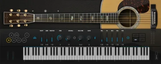 Ample Guitar M identity mark