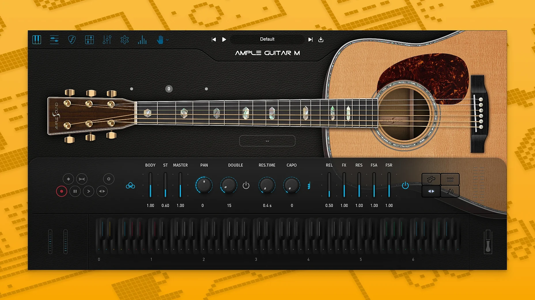Ample Guitar M — example 1 ample guitar vst crack: app overview