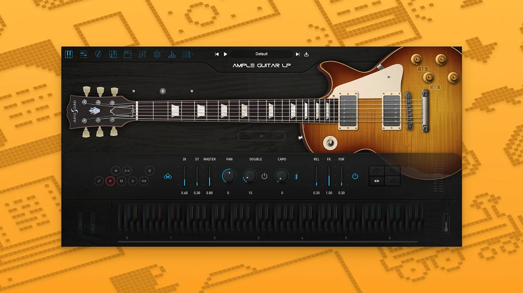 Ample Sound Ample Guitar LP III — example 1 ample guitar torrent: app overview
