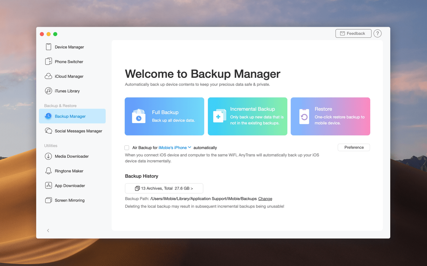 AnyTrans for iOS macOS window 4