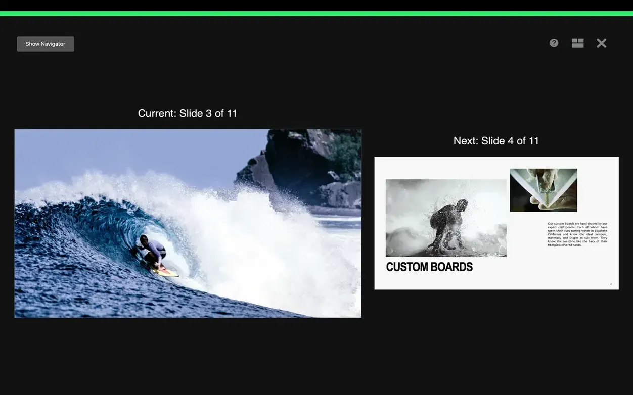 Apple Keynote — example 8 Apple Keynote macOS window 8