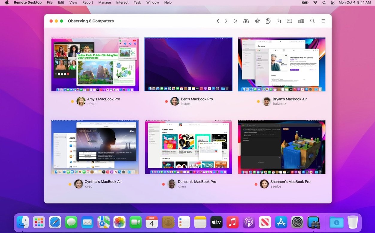 apple remote desktop crack: app overview