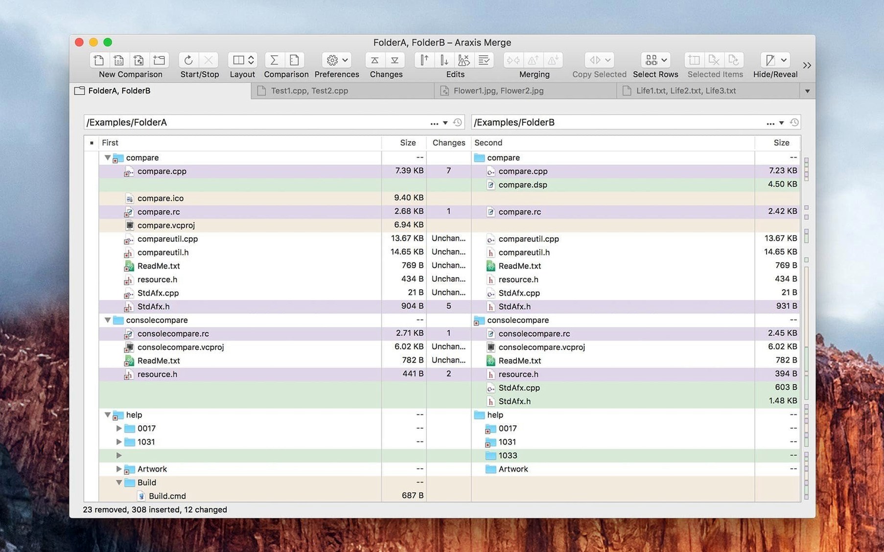 Araxis Merge macOS window 4