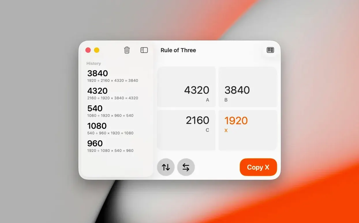 Aspect Ratio — example 2 Aspect Ratio macOS window 2