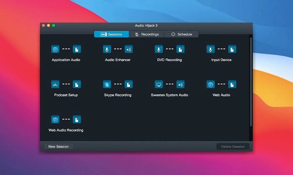 Audio Hijack — example 4 Audio Hijack macOS window 4