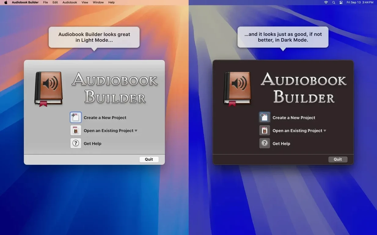 Audiobook Builder app screen 6