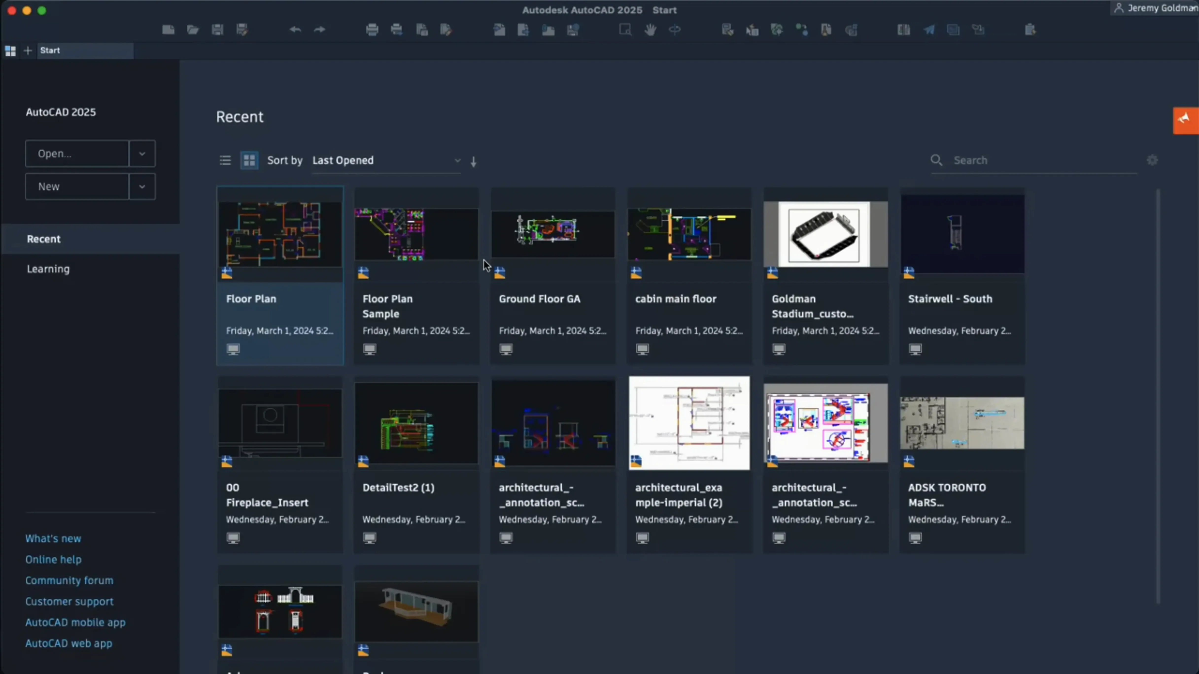 mac torrent autocad: the interface