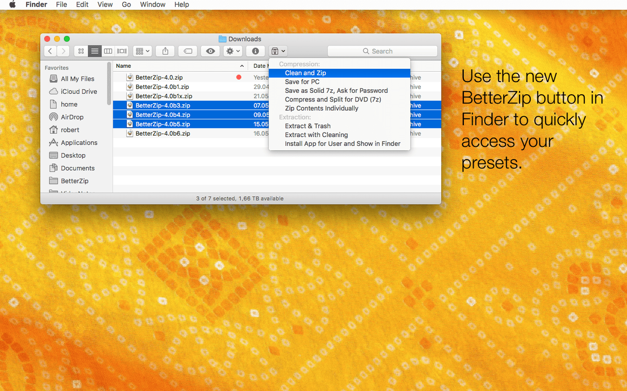 BetterZip walkthrough 3 BetterZip app screen 3