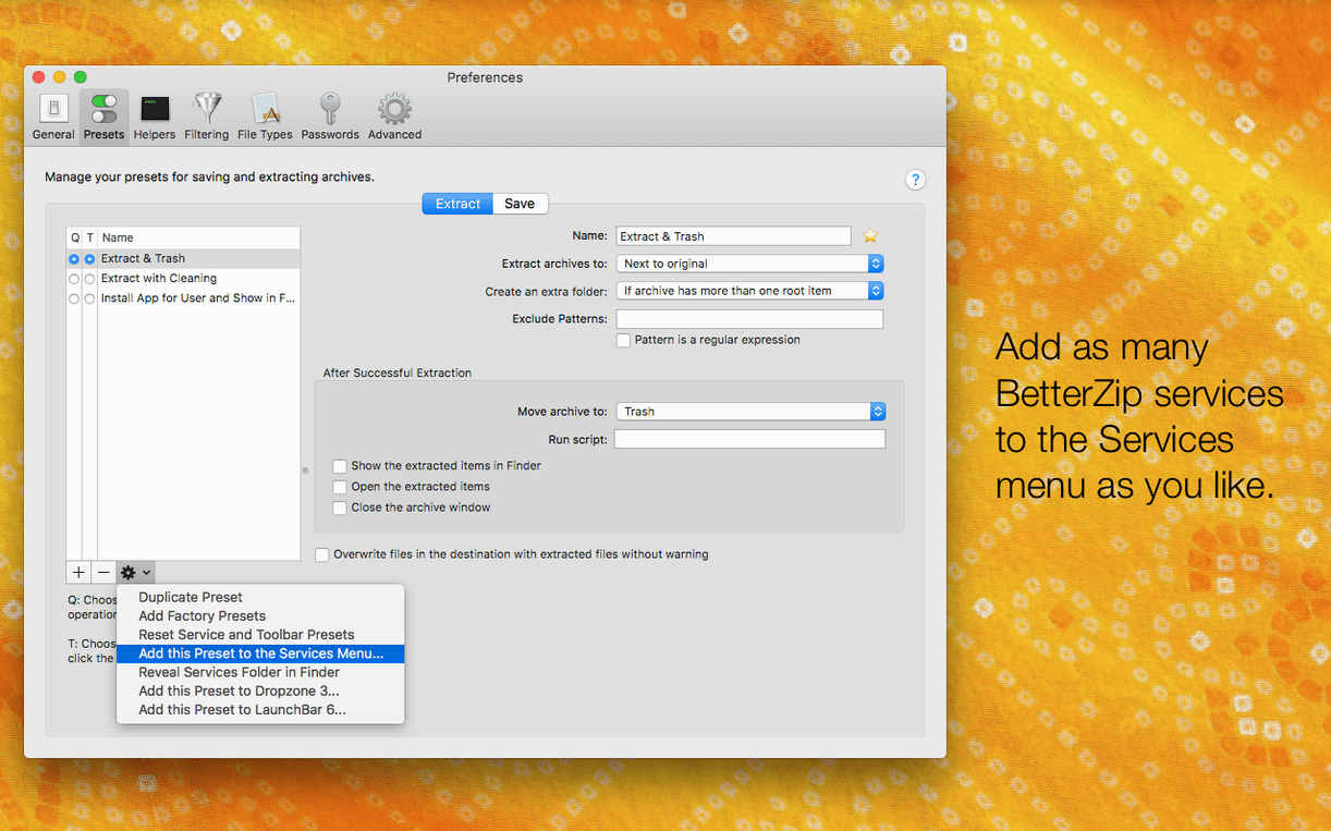 BetterZip walkthrough 4 BetterZip app screen 4
