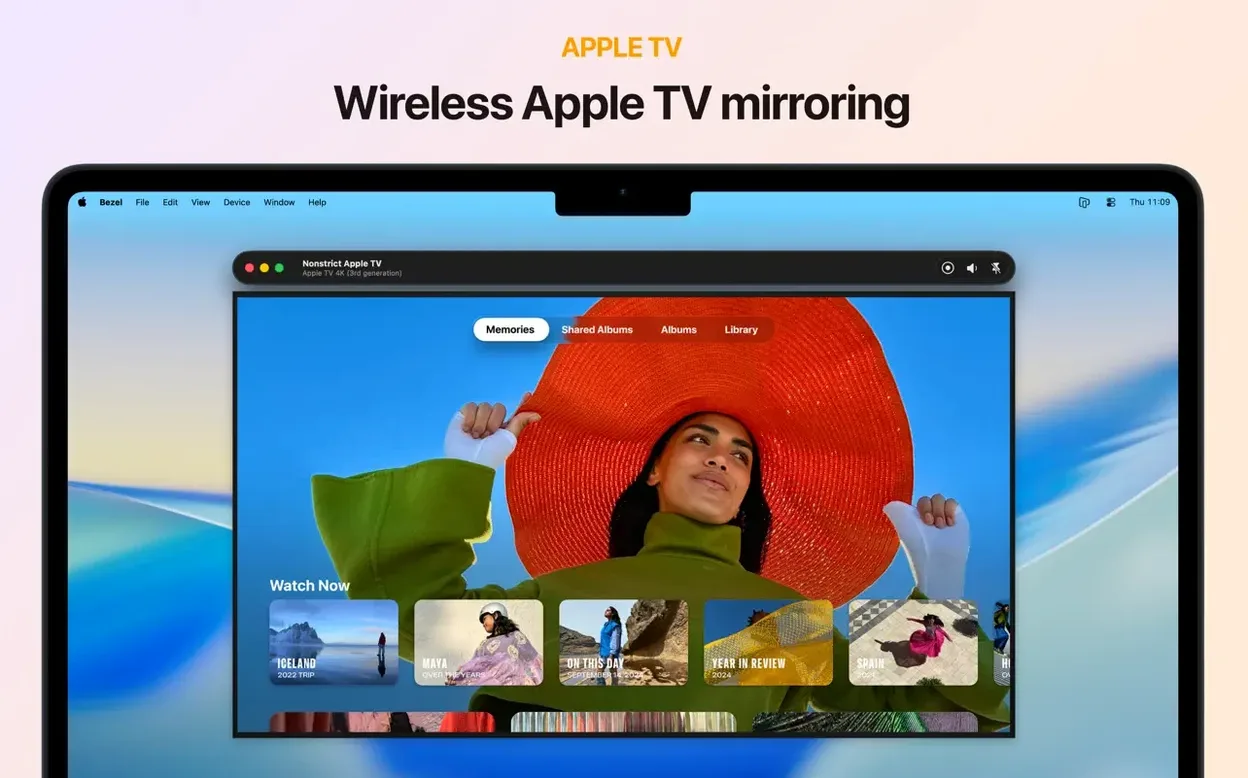 Bezel • Phone Mirror — example 8 Bezel • Phone Mirror macOS window 8