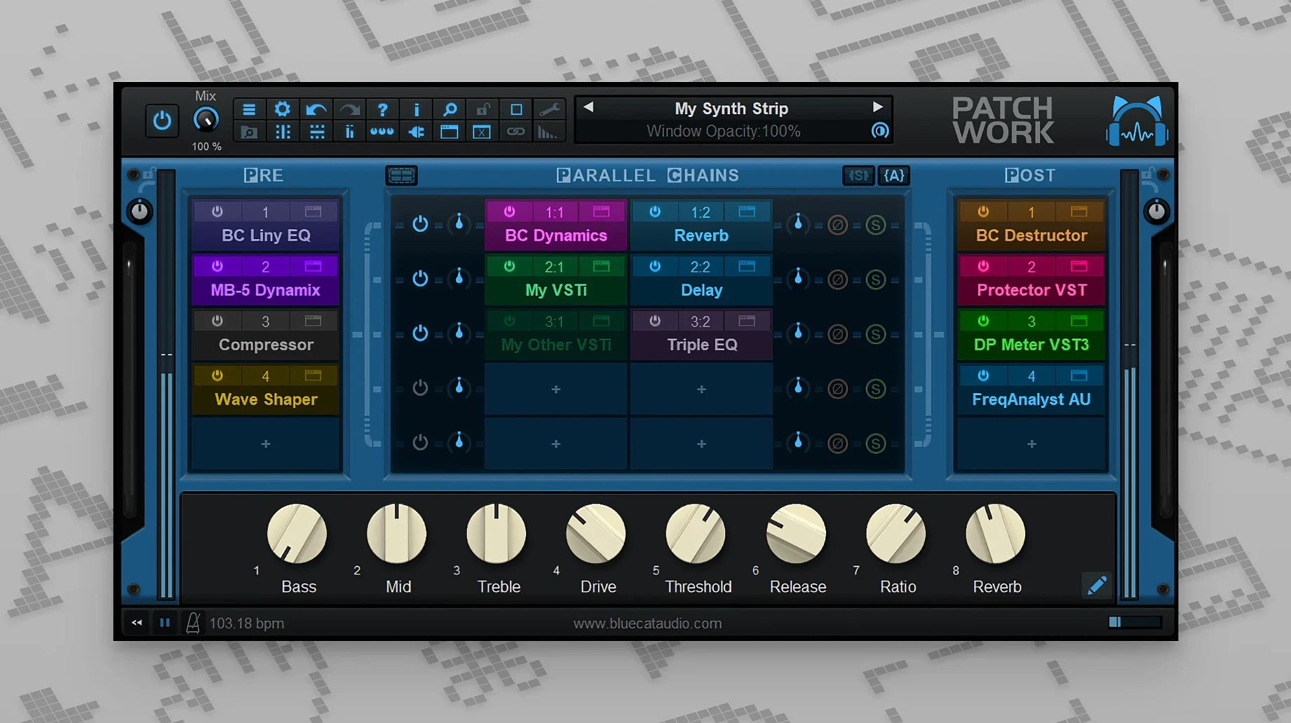 Blue Cat Audio Blue Cats PatchWork walkthrough 1 bluecat patchwork crack: the interface