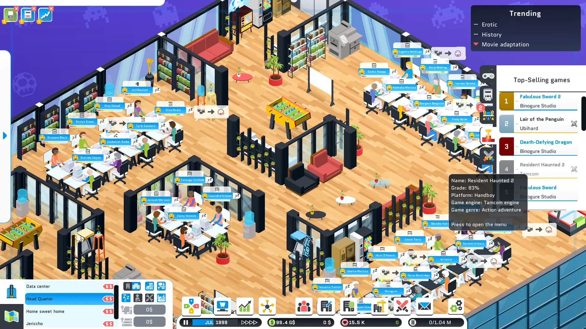 City Game Studio: Your Game Dev Adventure Begins — example 1 city game studio your game dev adventure begins for mac free download: the interface