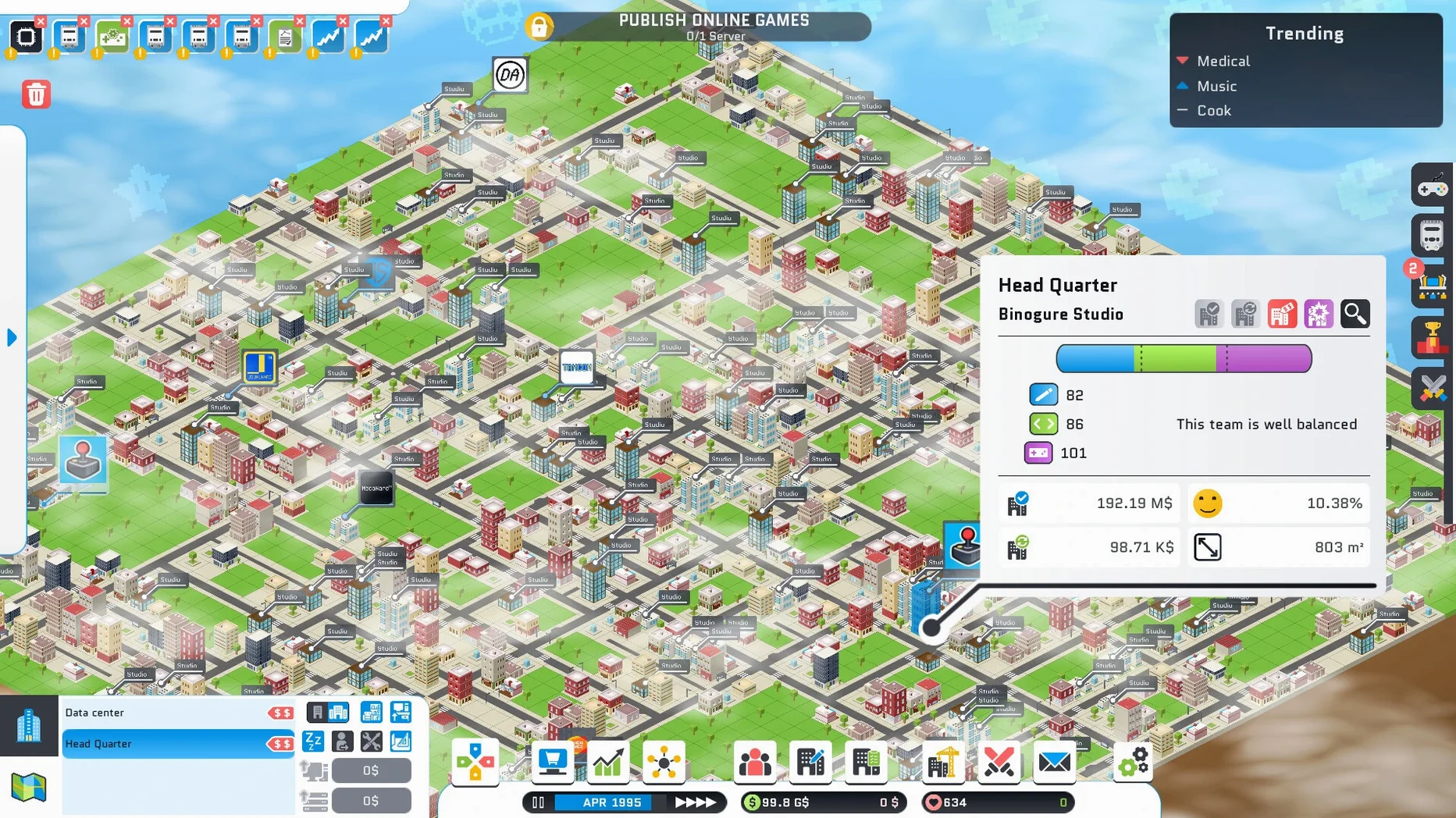 City Game Studio: Your Game Dev Adventure Begins — example 4 City Game Studio: Your Game Dev Adventure Begins macOS window 4