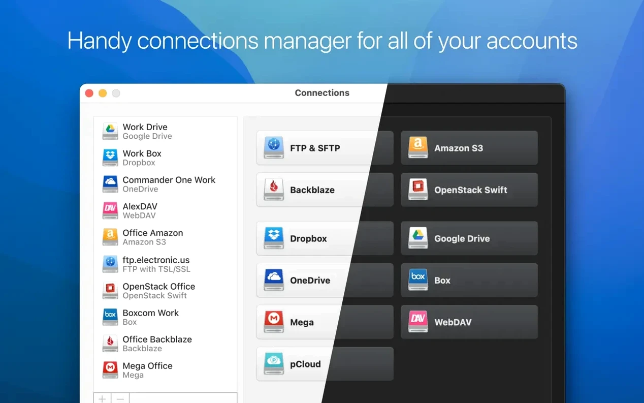 CloudMounter — example 5 CloudMounter macOS window 5