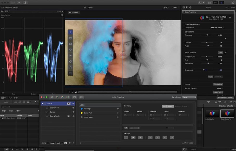 Color Finale — example 1 color finale pro crack mac: app overview