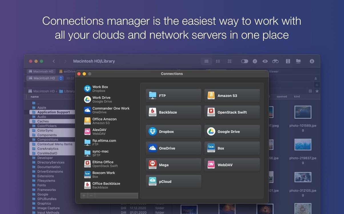 Commander One PRO macOS window 2