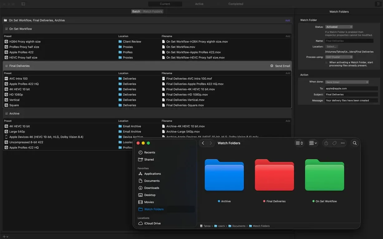 Compressor — example 3 Compressor macOS window 3