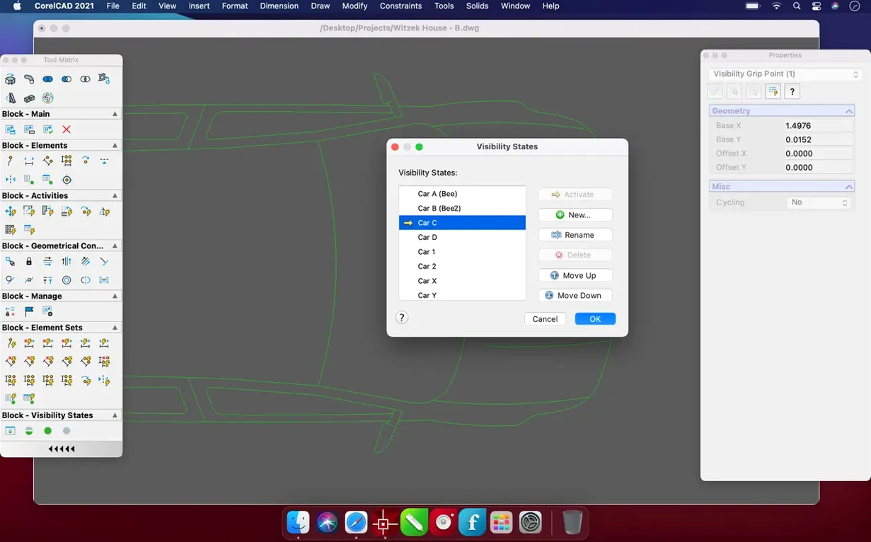 CorelCAD macOS window 4