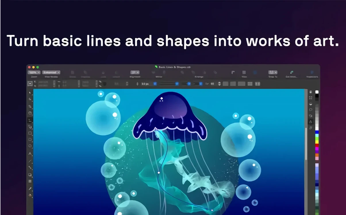 CorelDRAW app screen 3
