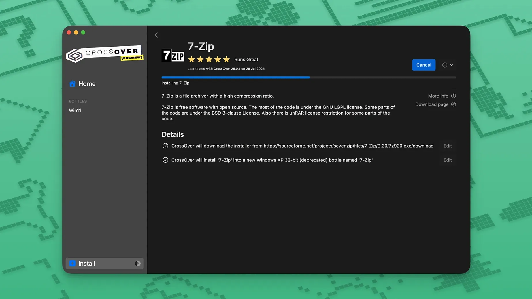 CrossOver walkthrough 2 CrossOver app screen 2