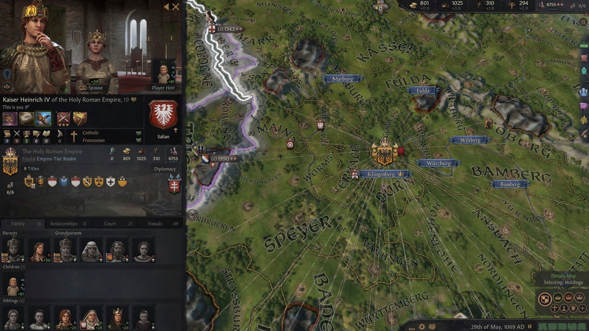 Crusader Kings III — example 3 Crusader Kings III macOS window 3