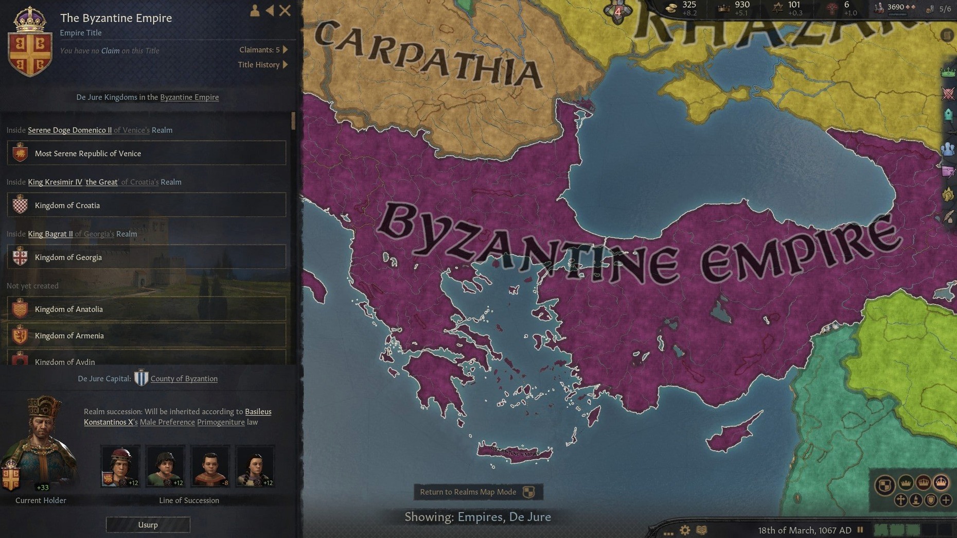 Crusader Kings III — example 4 Crusader Kings III macOS window 4