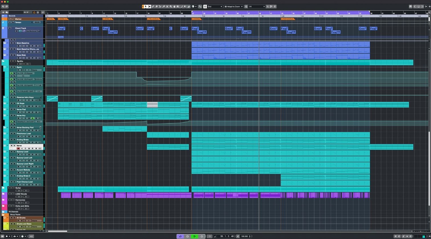 Cubase app screen 2
