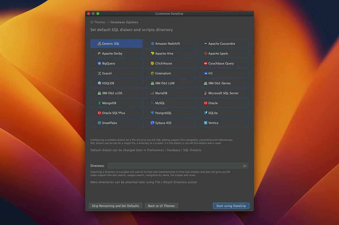 DataGrip walkthrough 1 datagrip mac torrent: the interface