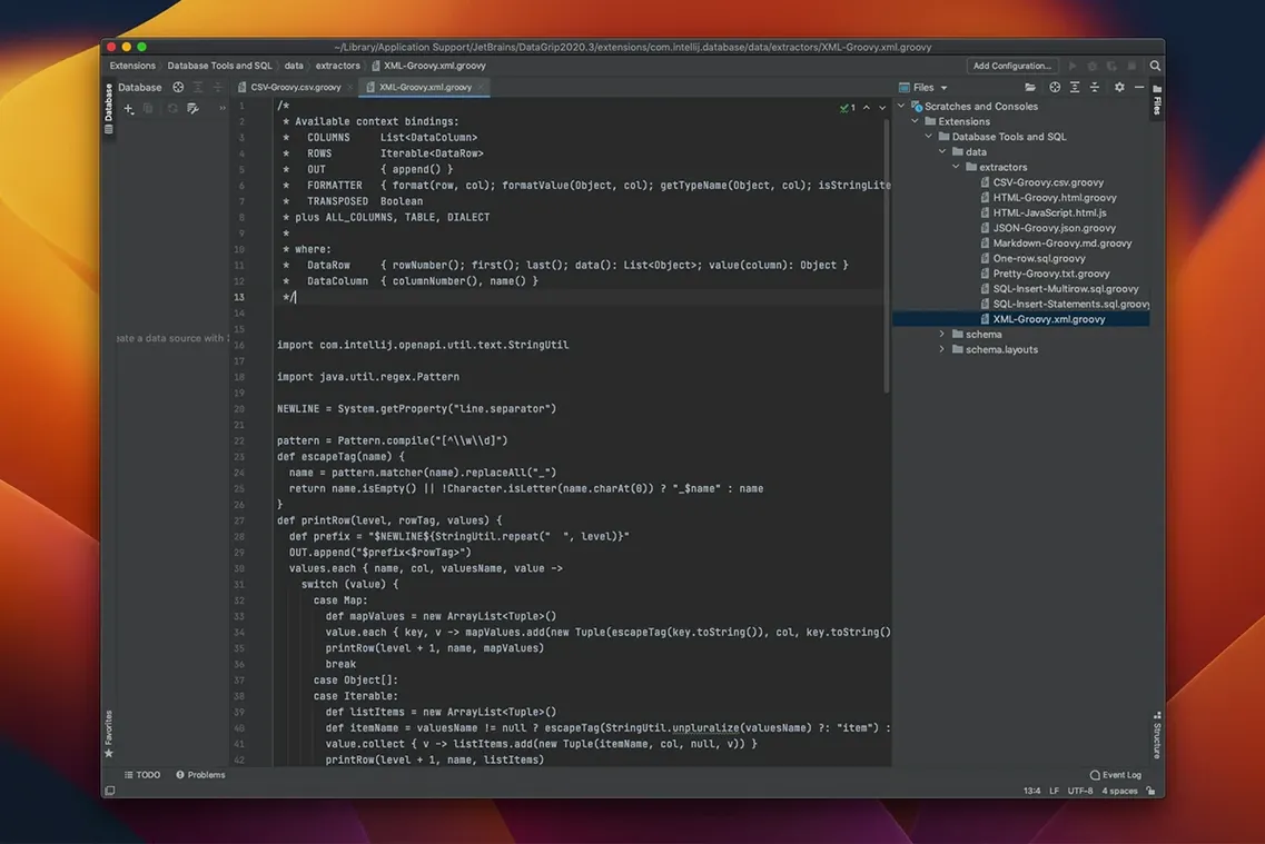 DataGrip walkthrough 3 DataGrip app screen 3