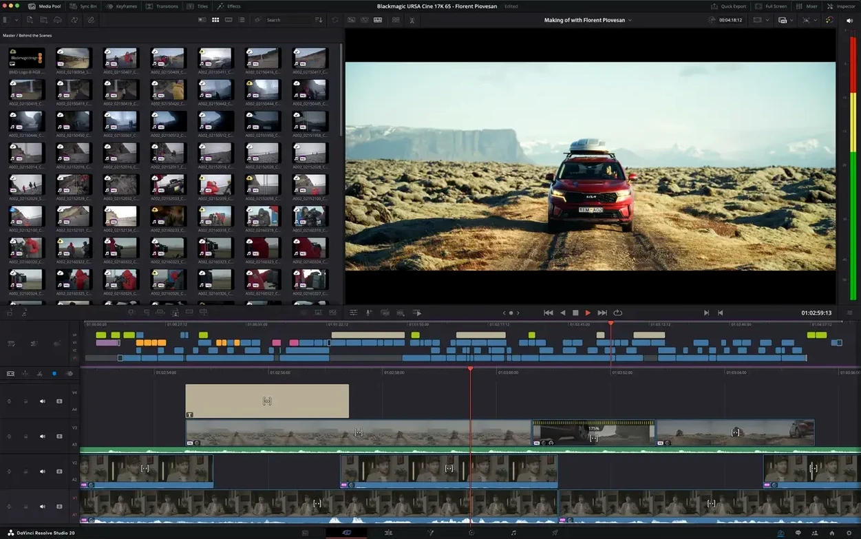 davinci resolve studio mac: app overview