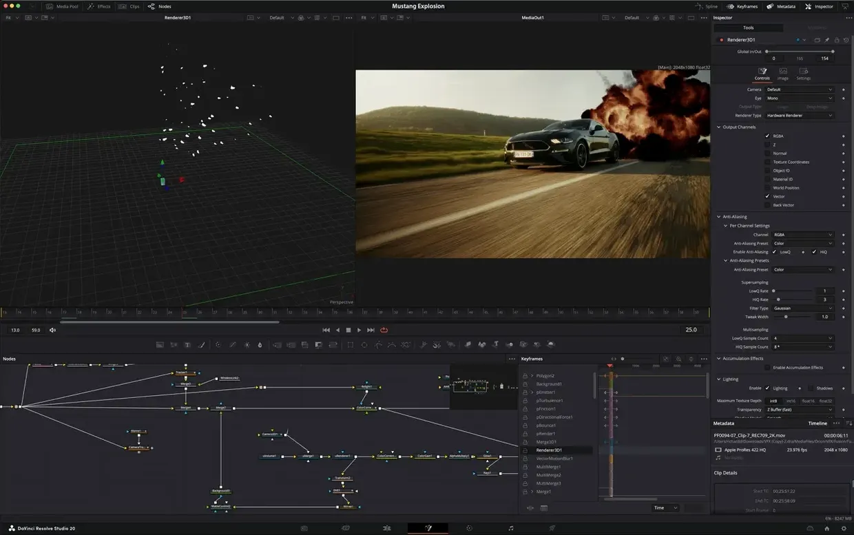 DaVinci Resolve Studio macOS window 3