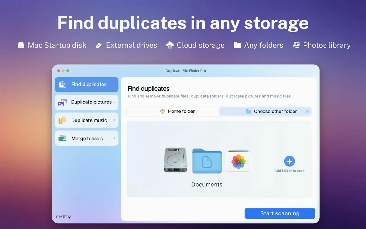 Duplicate File Finder Pro — example 3 Duplicate File Finder Pro macOS window 3