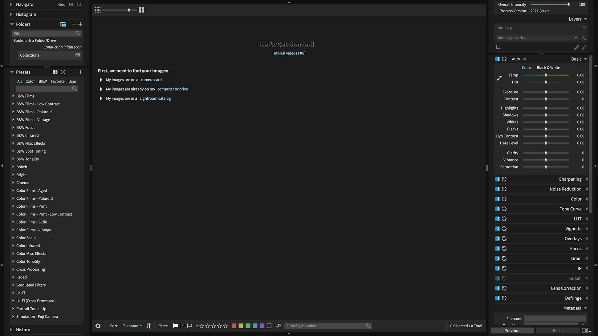 exposure x7 torrent: the interface