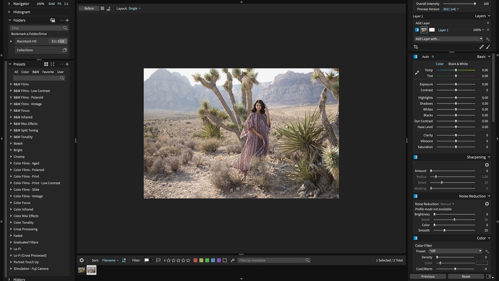 Exposure X7 macOS window 2