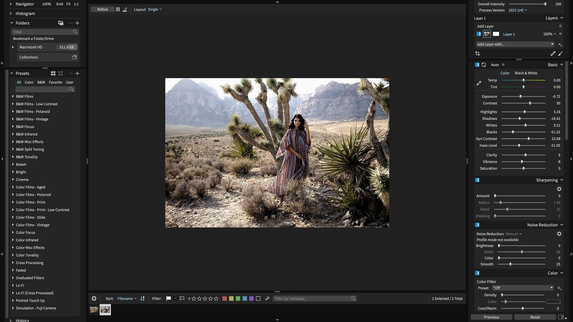 Exposure X7 macOS window 3