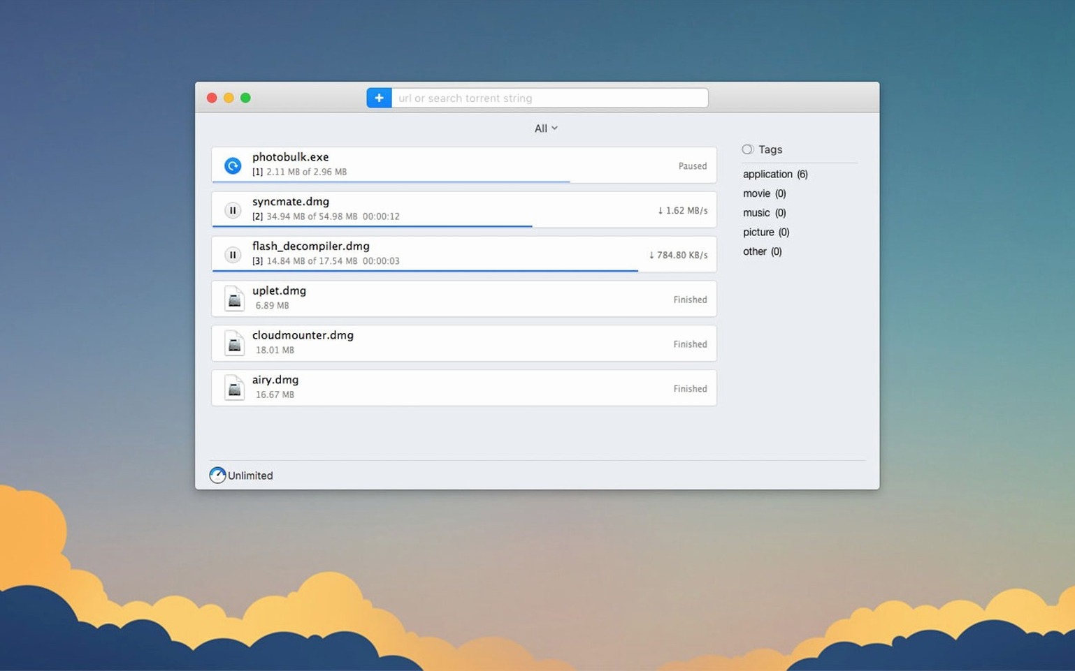 Folx Pro — example 3 Folx Pro macOS window 3
