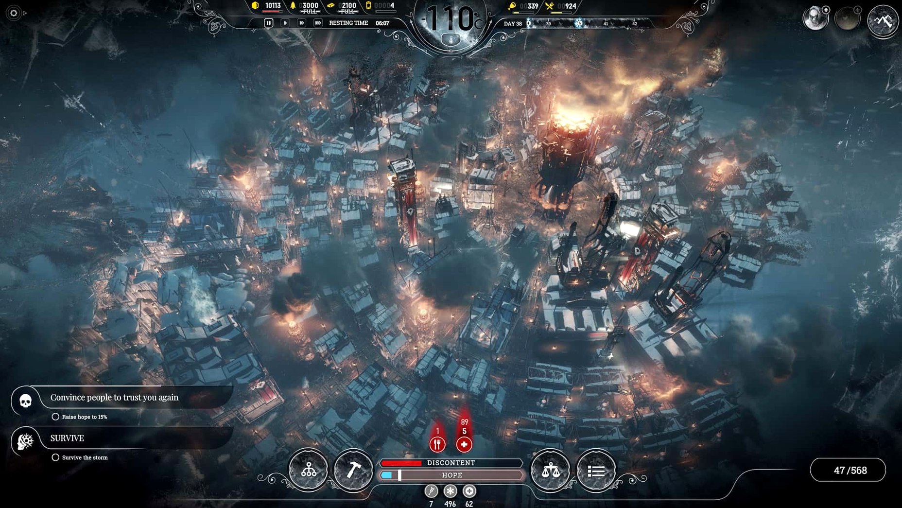 Frostpunk app screen 2