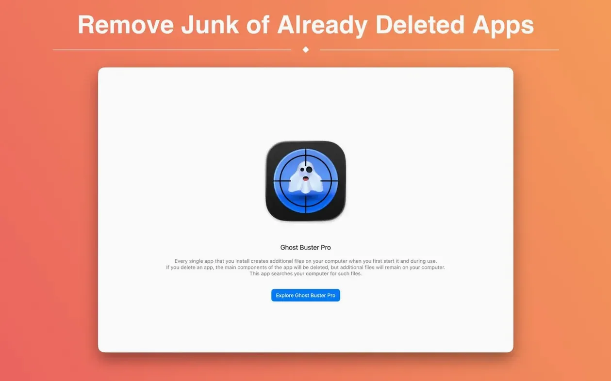 Ghost Buster Pro macOS window 2