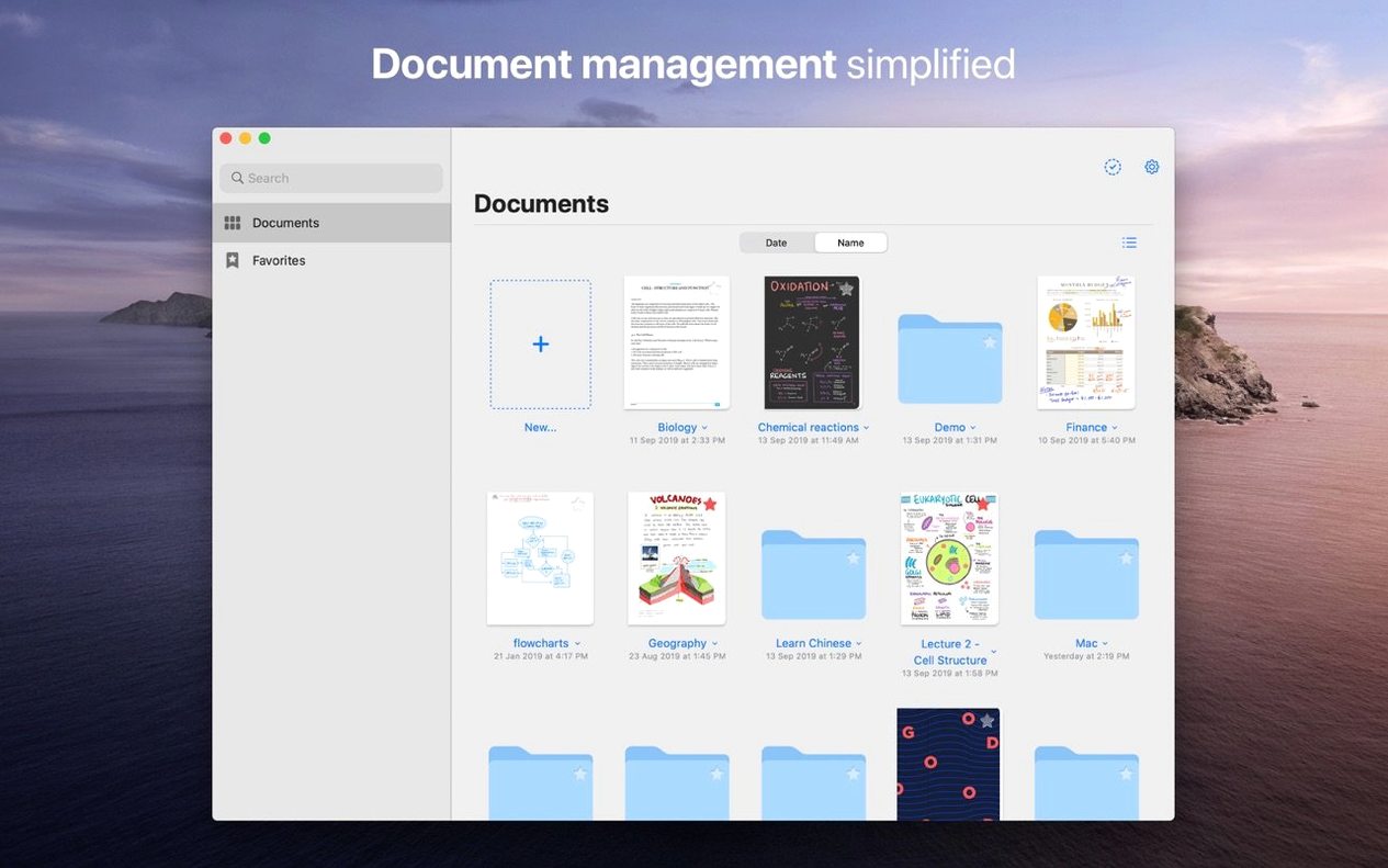 GoodNotes — example 2 GoodNotes macOS window 2